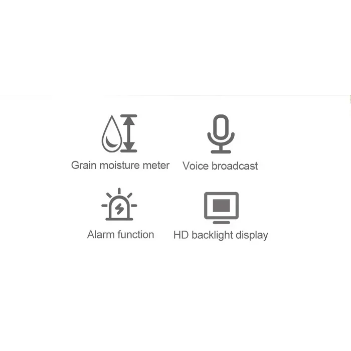 Digital HBC Grain Moisture Meter by Habicare with smart sensor for accurate moisture measurement in grains.