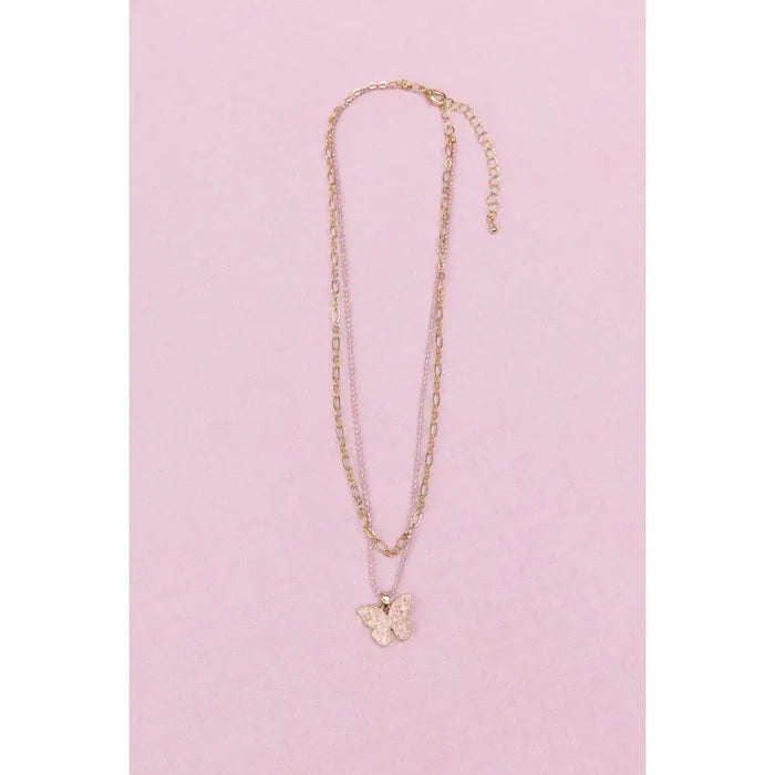 Great Pretenders Bubbly Butterfly Necklace
