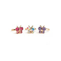 Great Pretenders Butterfly Gem Ring Set - 3 Piece