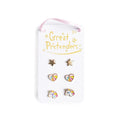 Great Pretenders Cheerful Studded Earrings Set - 3 Pair