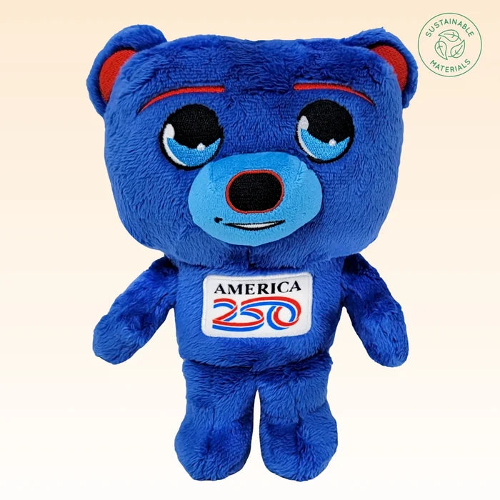 Grovii 8 Inch Midori Plushie Toy - America 250 American Bear