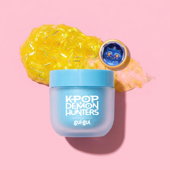 Gui Gui K-Pop Demon Hunters Slime Kit Single Jar - Derpy Crunch Slime Yellow
