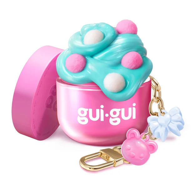 Gui Gui Mini Slime Jar Keychain - 4 Different Mini Sensory Slimes to Collect
