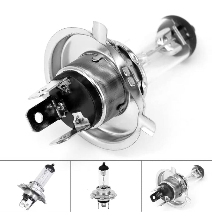 Pair of 9eight5 H7 12V halogen headlight bulbs for vehicle headlights, shown in a pack of two.
