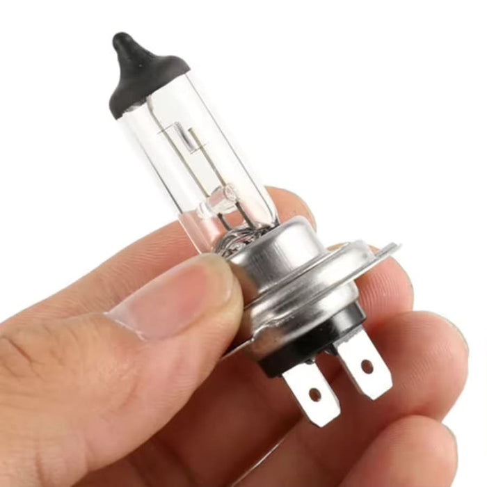 Pair of 9eight5 H7 12V halogen headlight bulbs for vehicle headlights, shown in a clear image of the bulbs.