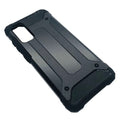 Black 9eight5 hard phone case for Samsung Galaxy S20, protective and slim, with precise cutouts for buttons and camera.