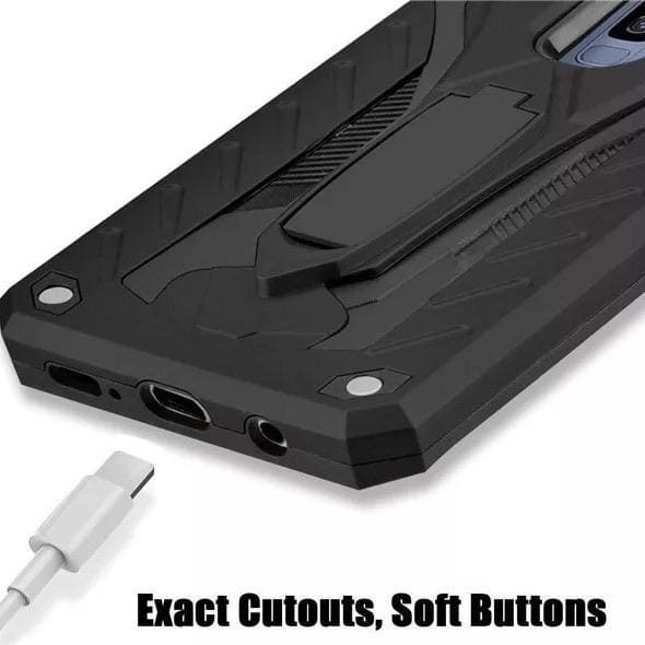 Rugged hard silicone Samsung Galaxy S9 Plus phone case by 9eight5 with protective design and textured grip.