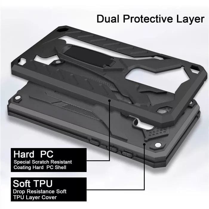 9eight5 hard silicone rugged case for Samsung Galaxy S9 Plus, shown on a phone with a sturdy, protective design.
