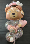 HBD Blushing Bear Bouquet