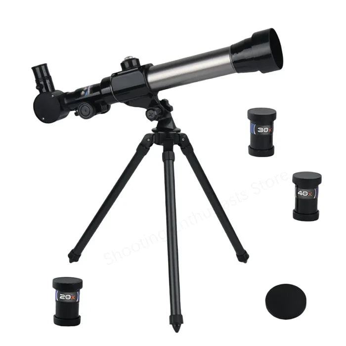 Habicare HD high-magnification SS telescope with adjustable focus and sleek design, ideal for detailed astronomical viewing.