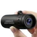 HD Monocular Telescope by Habicare with sleek design, compact size, and high-definition lens for clear distant viewing.
