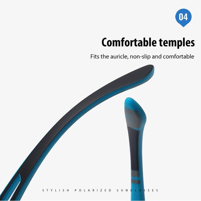 Dealonlinenz HD polarized sunglasses with anti-blue ray hydrophobic lenses, black frame, and reflective lenses for outdoor protection.