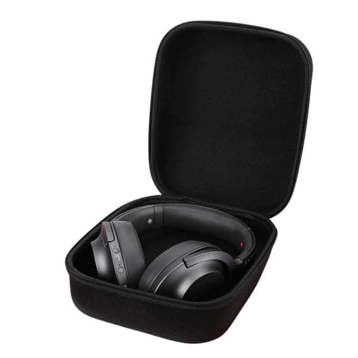 Large 9eight5 headphones case for electronics accessories, showing a protective black carrying case for headphones.