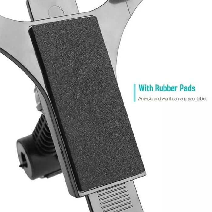 9eight5 headrest holder for 7-10 inch iPads and tablets, secure mount accessory for car headrests.