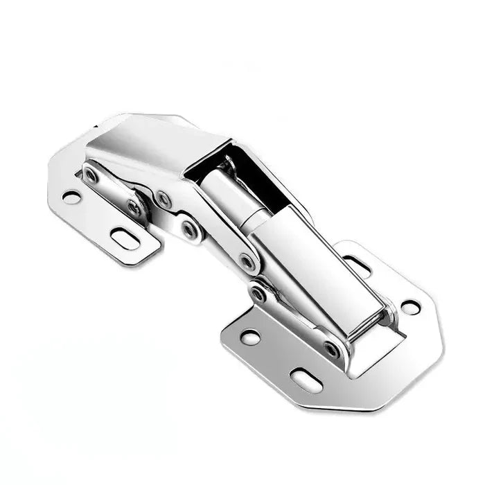 Pair of HBC Heavy Duty Folding Shelf Brackets by Habicare for RV and caravan tables, sturdy metal brackets with mounting hardware.