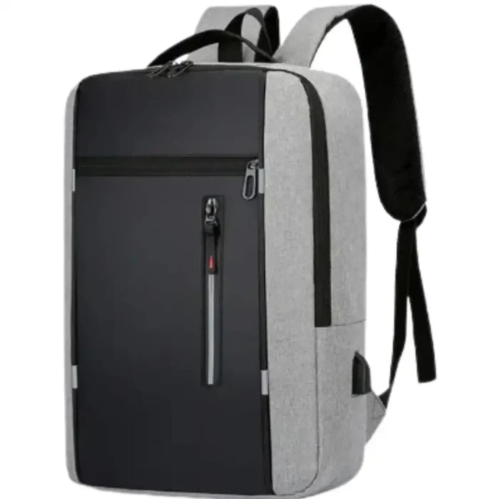 Habicare 9eight5 waterproof laptop bag with high capacity, showing durable material and multiple compartments for tech storage.
