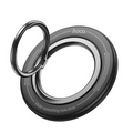 Techplus Hoco magnetic ring holder for phones, 360-degree rotation, used as a grip and stand for mobile devices.