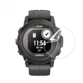 Hydrogel screen protectors for Garmin Descent G1 and G2 smartwatches, shown on watch case, pack of 6.