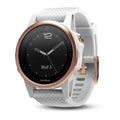 Hydrogel screen protectors for Garmin Fenix 5S watch, pack of 6, showing clear, flexible protective film on smartwatch screen.