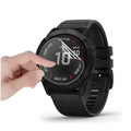 Hydrogel screen protectors for Garmin Fenix 5X Series watch case, pack of 6, designed to shield the watch display from scratches.