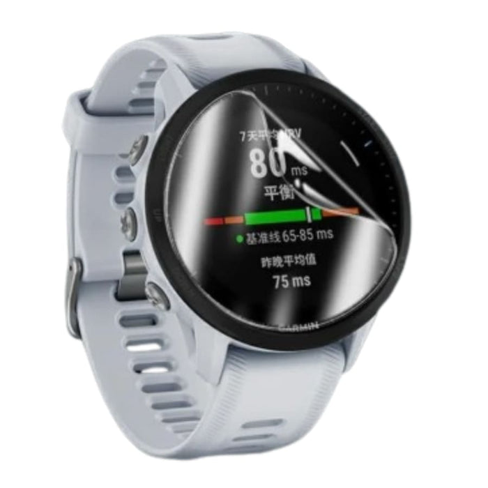 Hydrogel screen protectors for Garmin Forerunner 45 42mm watch, pack of 6, designed to protect the watch screen from scratches.