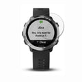 Six hydrogel screen protectors for Garmin Forerunner 645 smartwatch, providing protection and clarity.