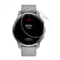 Hydrogel screen protectors for Garmin Venu 2 Plus watch, shown in clear packaging with six protective covers.