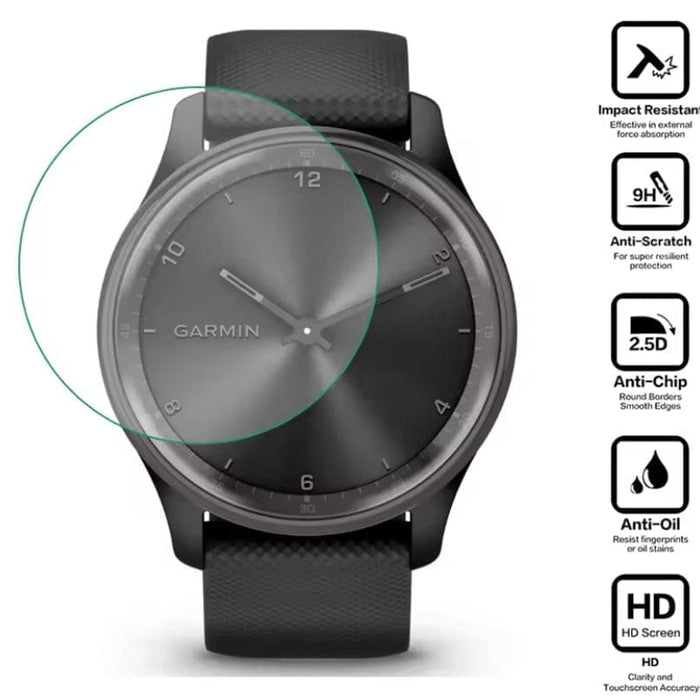 Hydrogel screen protectors for Garmin Vivomove Trend watch, pack of 6, providing durable protection for the watch display.