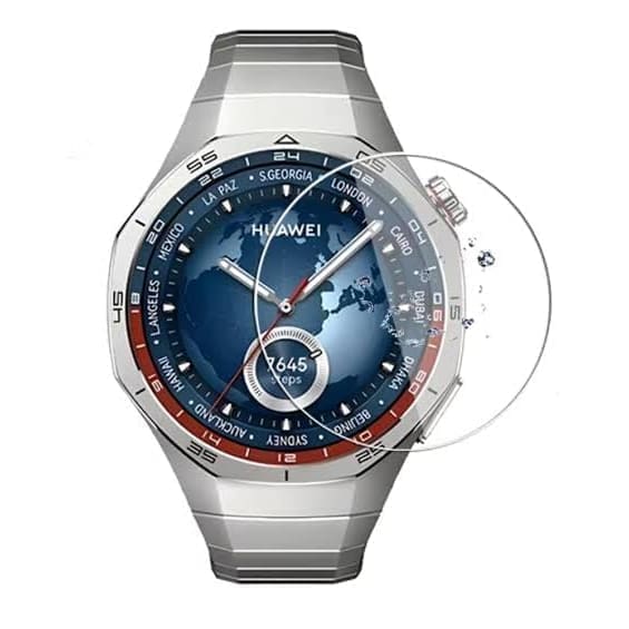 Hydrogel screen protectors for Huawei GT5 41mm smartwatch, pack of 6, showing clear, thin watch screen protection.
