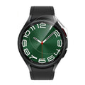 Hydrogel screen protectors for Samsung Galaxy Watch 6 Classic 47mm, pack of 6, showing the clear protectors fitting the watch face.
