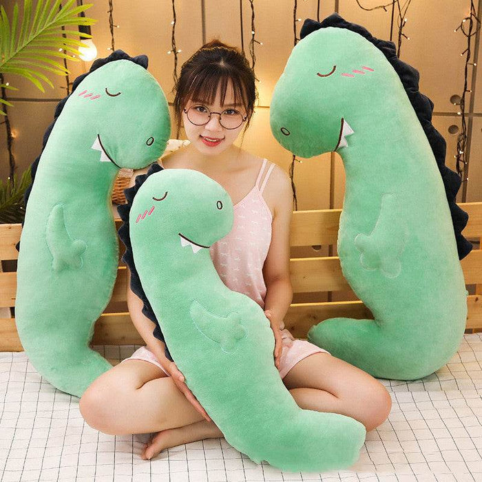 Iggie: Large Stuffed Dino Body Pillow Plush - Goodlifebean Stuffed Animals