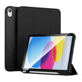 Black iPad cover by 9eight5 for 11-inch A16 (2025) and 10.9-inch 10th Gen iPad (2022), showing a sleek protective case.