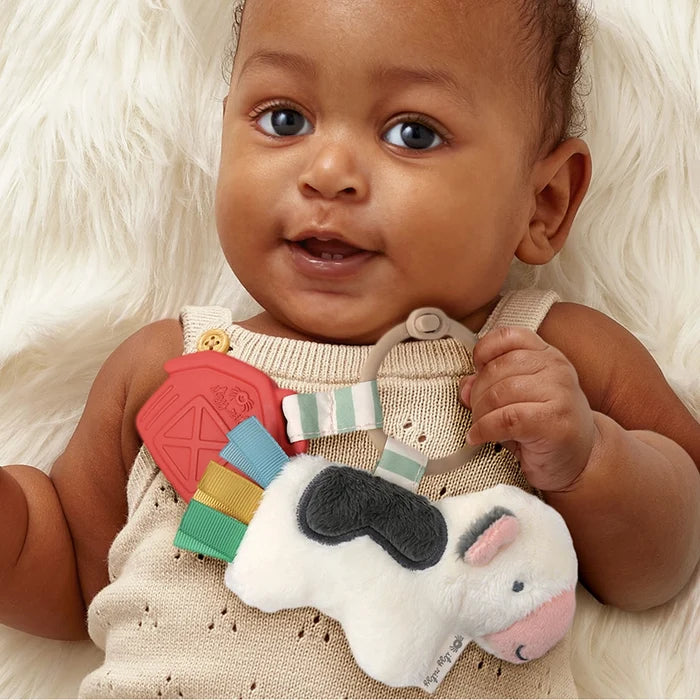 Itzy Ritzy Itzy Pal™ Carmen Cow Plush Toy with Teether