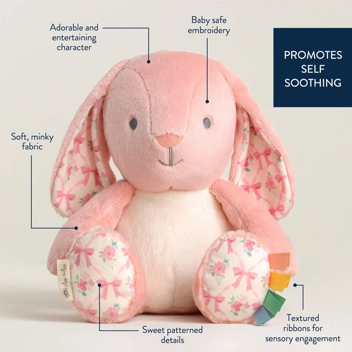 Itzy Ritzy Sweetie Snuggles™ Ana Pink Bunny Plush Toy