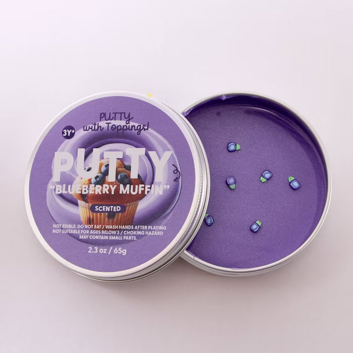 J'adore 2.3 oz Scented Putty with Toppings - Blueberry Muffin