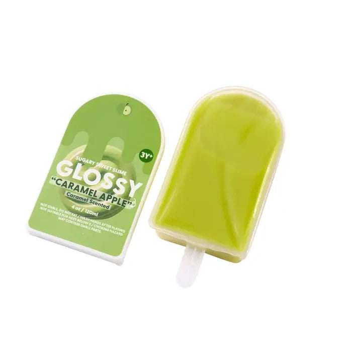 J'adore 4 oz Popsicle Glossy Slime - Caramel Apple