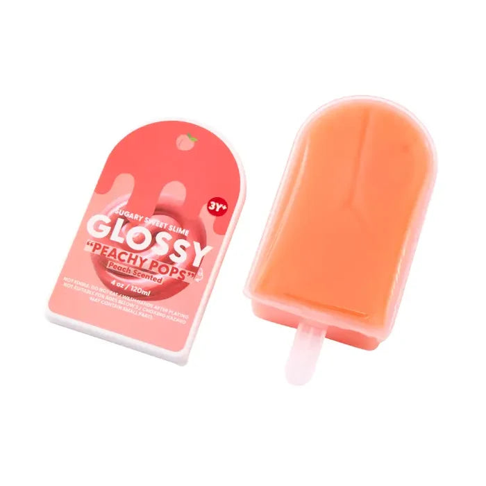 J'adore 4 oz Popsicle Glossy Slime - Peachy Pop