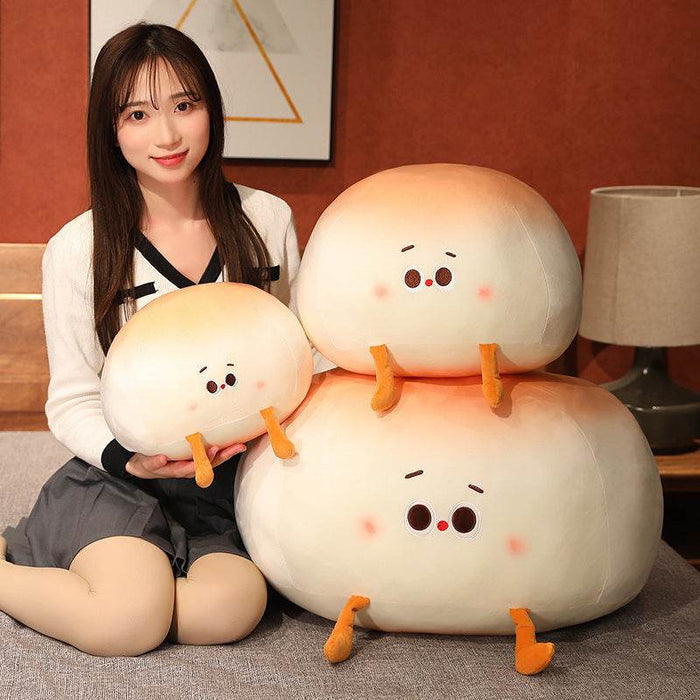Kawaii Steamed Bao Bun Plushie - Goodlifebean