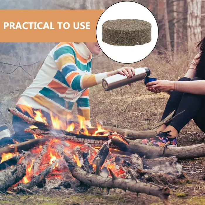 Set of 20 Habicare SS kindling blocks for easy fire starting, stacked neatly in the image.