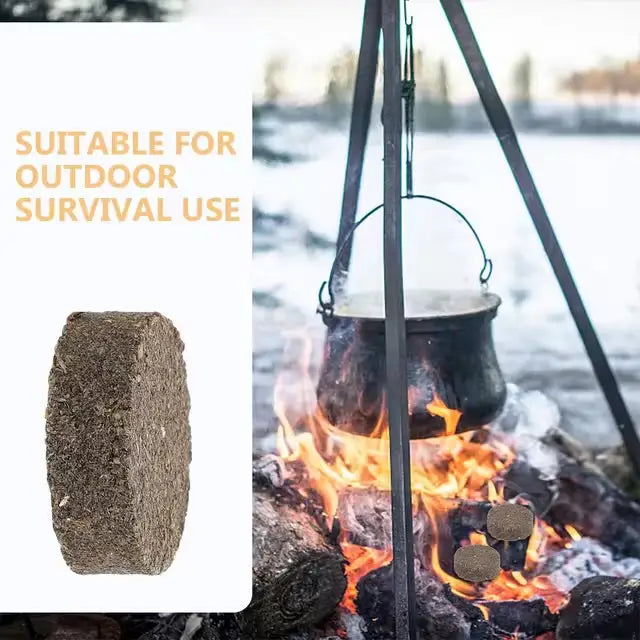 Set of 20 Habicare SS kindling blocks arranged in a neat pile, ideal for starting fires easily.