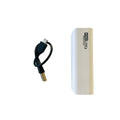 9eight5 Kinglink 2,600 mAh power bank for phones and tablets, compact portable charger with USB port on white background