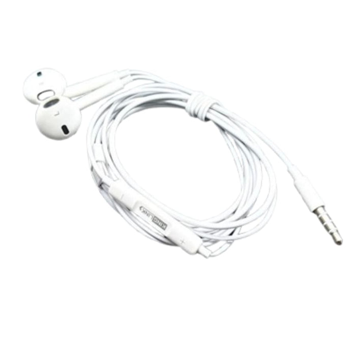Kinglink KL05A earphones with 3.5mm cable, compatible with phones and tablets, featuring in-ear design and durable audio cable.