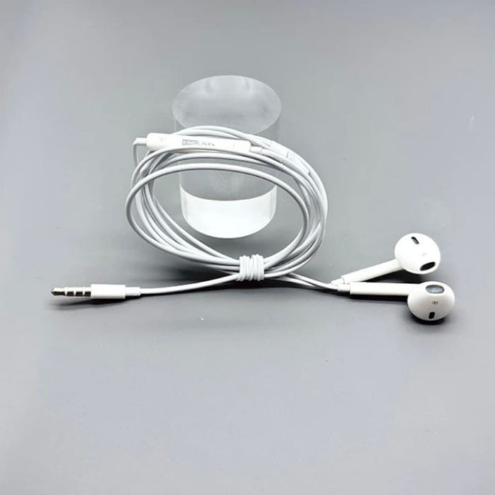 Kinglink KL05A earphones with 3.5mm cable for phones and tablets, featuring in-ear design and 9eight5 branding.