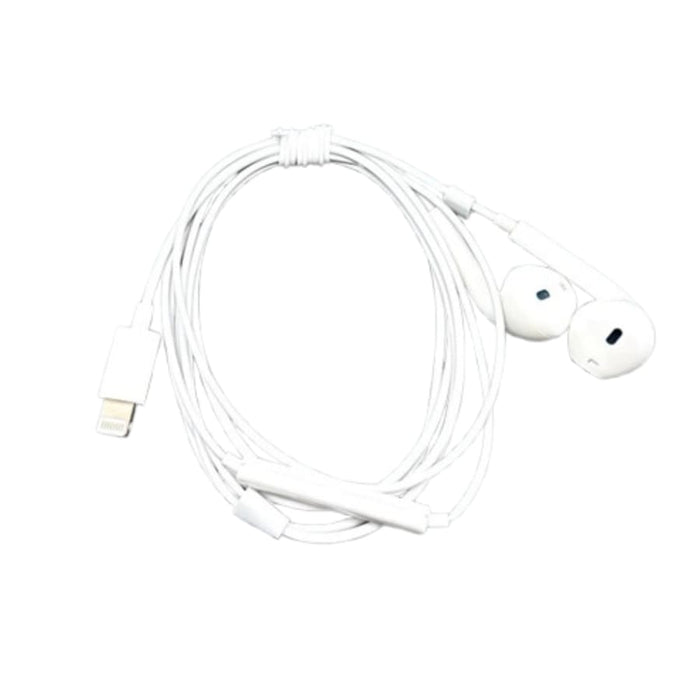 Kinglink KL05L earphones with lightning cable for phones and tablets, black in-ear design with inline microphone.