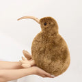 Habicare Kiwi Bird plush toy in small 12cm size, soft and cuddly for children or collectors, featuring detailed kiwi bird design.