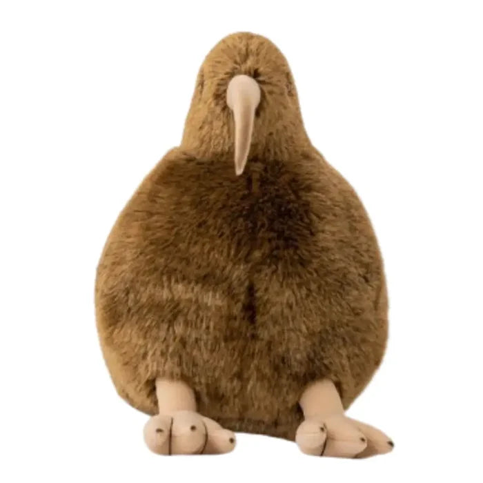 Habicare Kiwi Bird Plush Toy in two sizes, soft and cuddly, perfect for children and plush toy collectors.