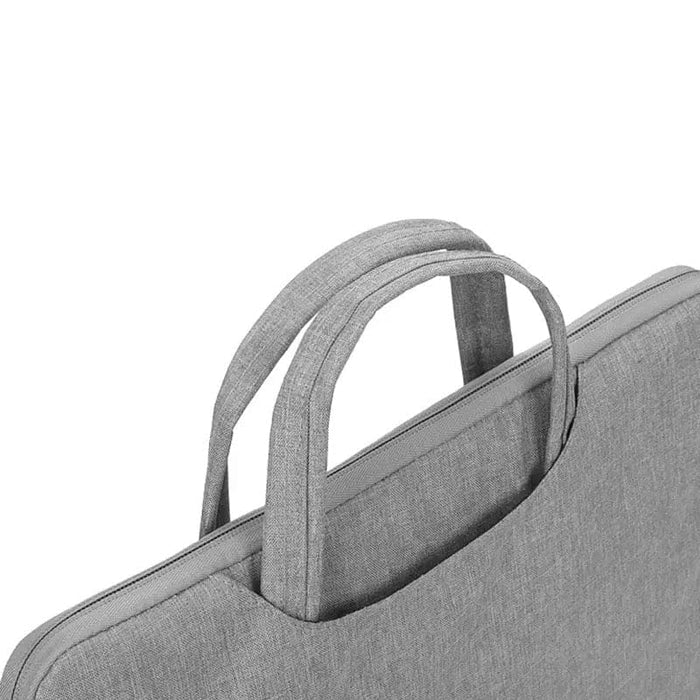 Grey 15.4-inch laptop bag by 9eight5, stylish accessory with padded compartments for safe and comfortable carrying.
