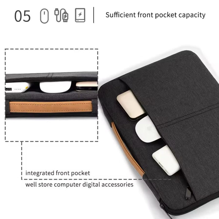 9eight5 15.6-inch laptop bag with padded compartment and adjustable strap, designed for safe and stylish laptop transport.