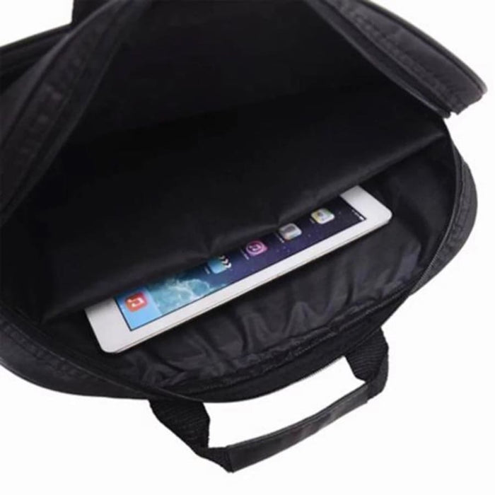 9eight5 15.6-inch laptop case in black with padded exterior designed for protection and style.