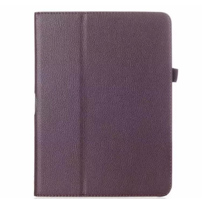 Brown leather cover for Samsung Galaxy Tab S 10.5” (2014) T800/T805 by 9eight5, showing the front and back of the tablet case.